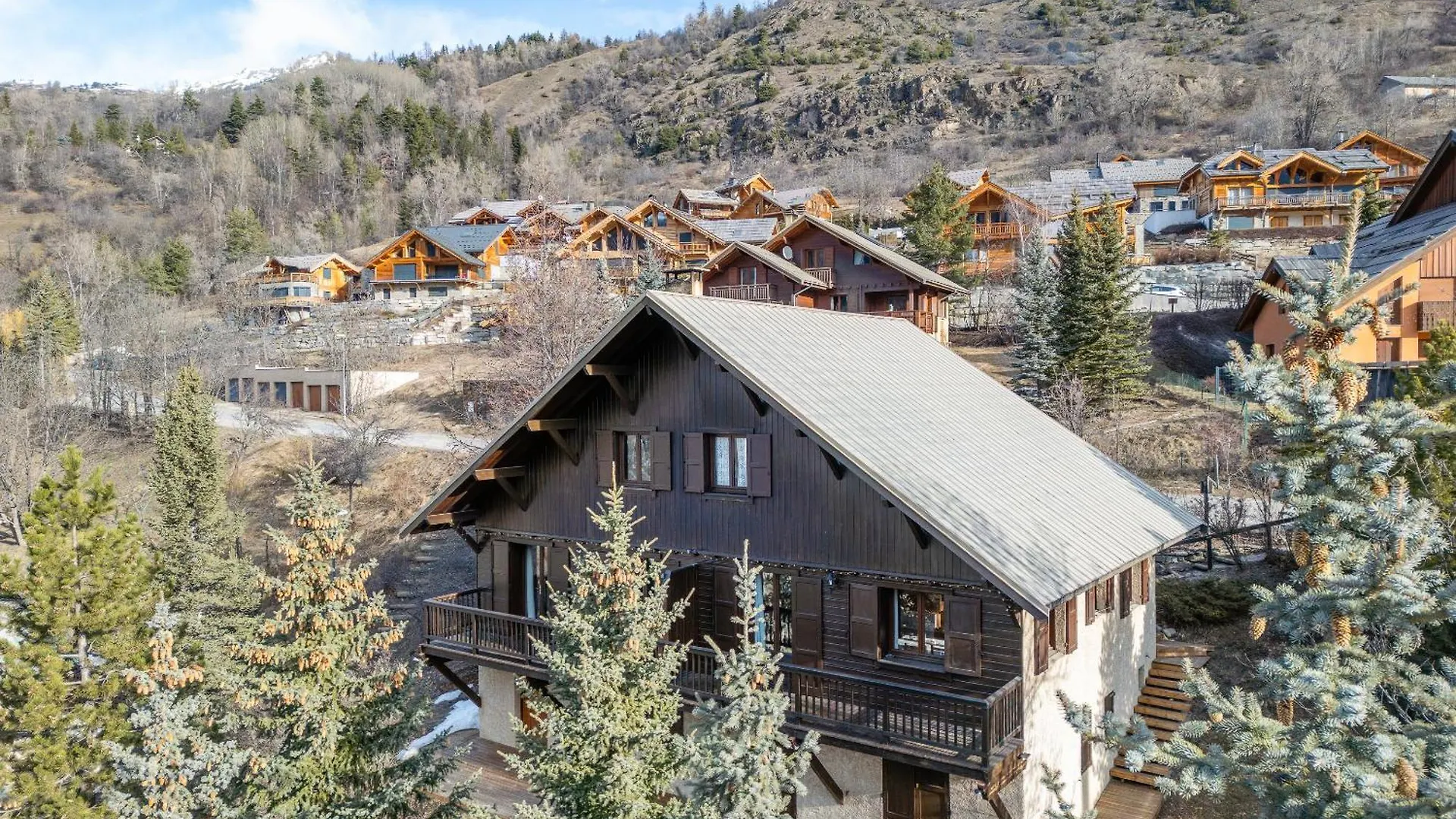 Serre Chevalier Chantemerle Grand Appartement 150 M2 Dans Chalet Familial Сен-Шафре Апартаменты