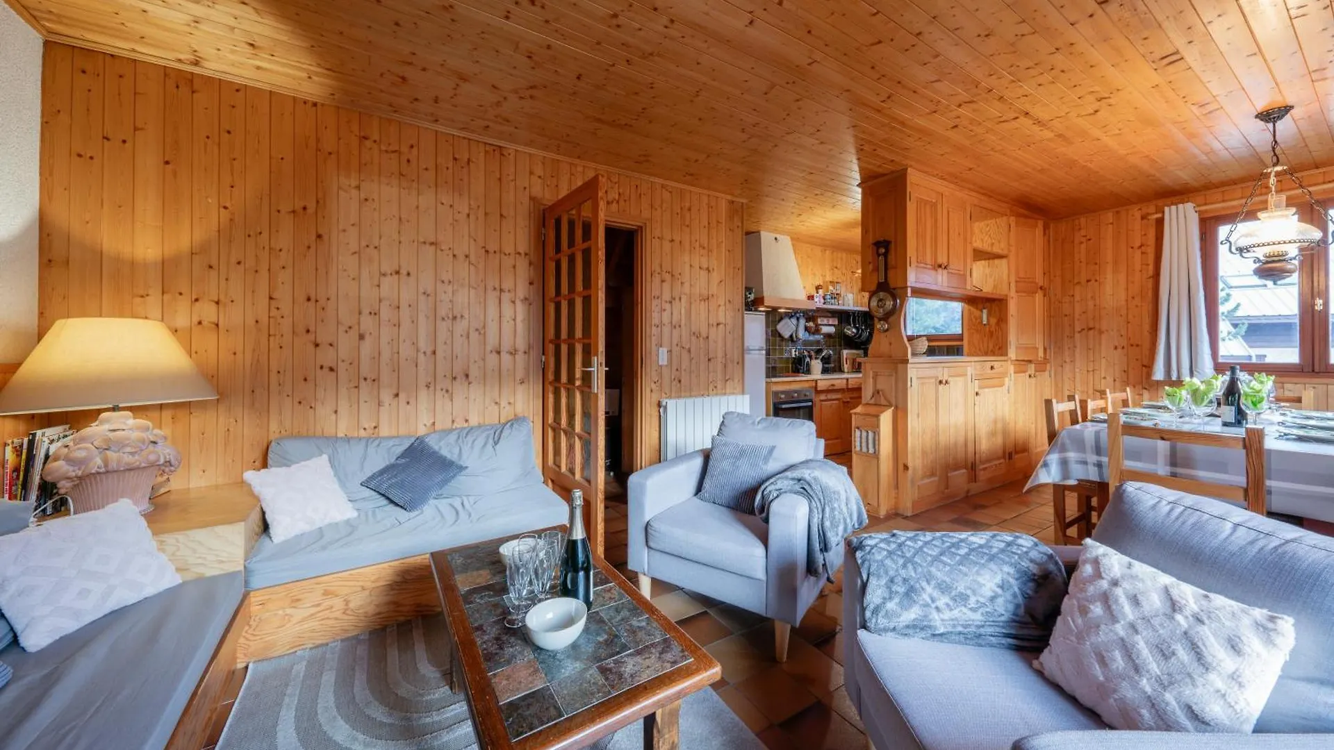 Serre Chevalier Chantemerle Grand Appartement 150 M2 Dans Chalet Familial Сен-Шафре 0*,  Франция