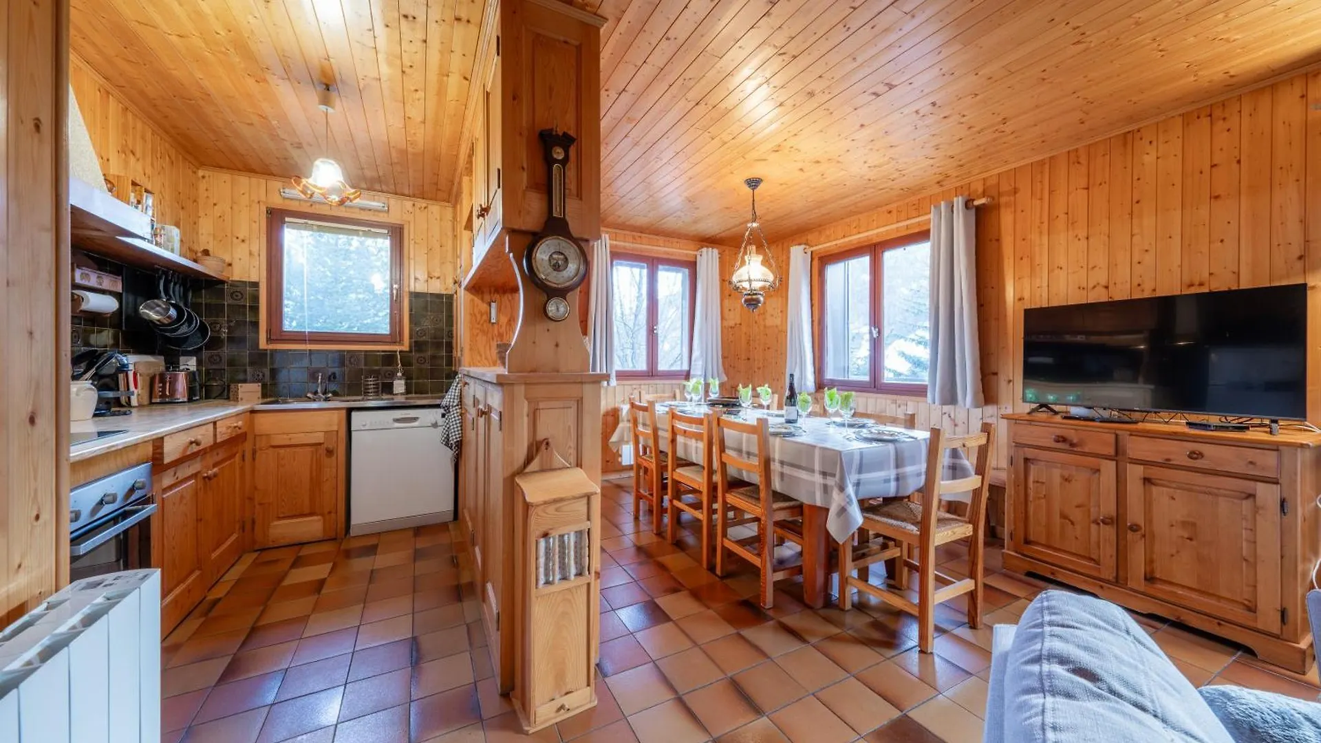 Serre Chevalier Chantemerle Grand Appartement 150 M2 Dans Chalet Familial Сен-Шафре