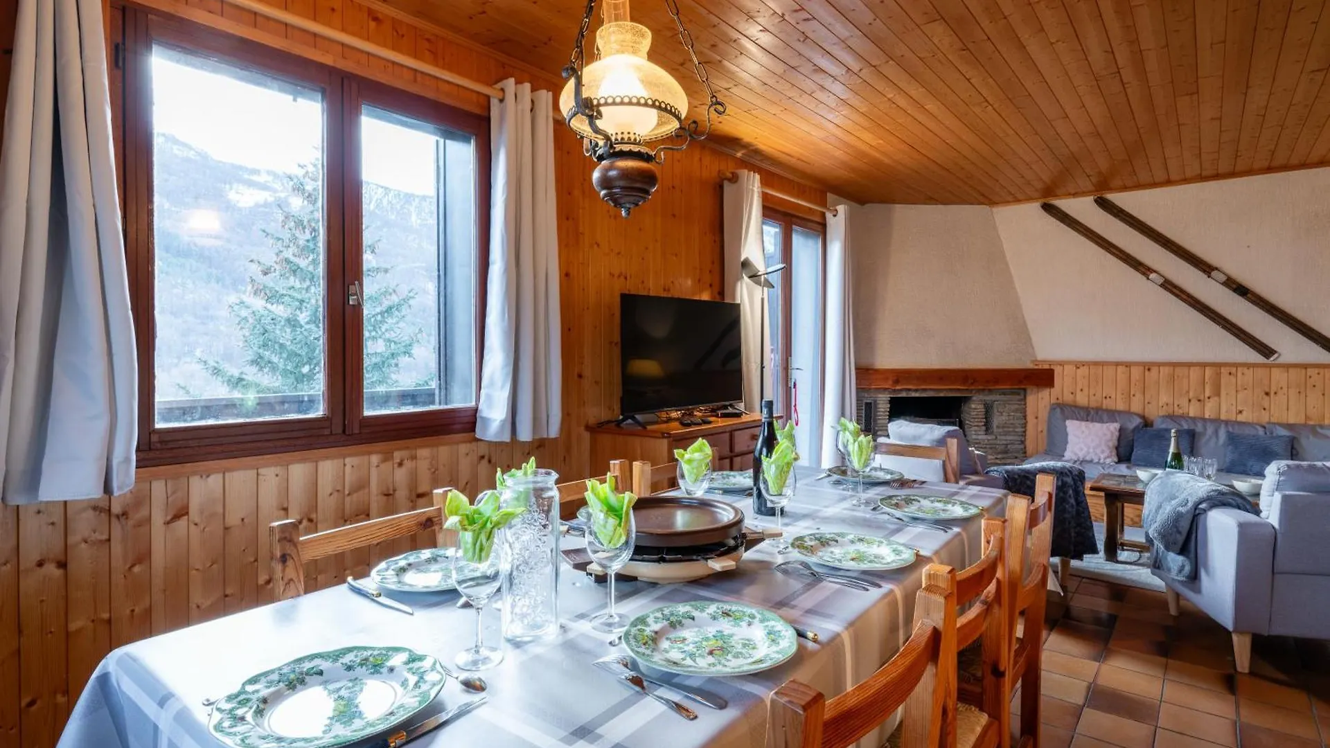 Апартаменты Serre Chevalier Chantemerle Grand Appartement 150 M2 Dans Chalet Familial Сен-Шафре